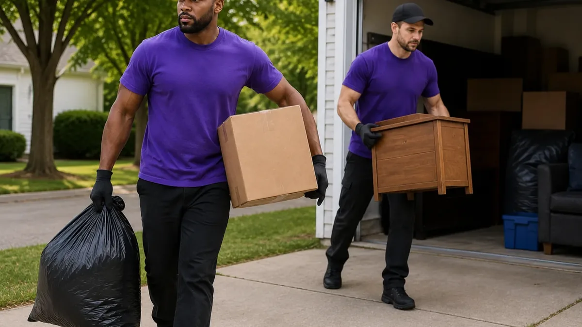 Two-person hauling crew available for Delafield, Wisconsin